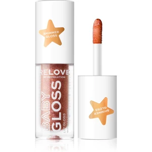 Revolution Relove Baby Gloss Shimmer třpytivý lesk na rty odstín Pink Tulle 1.8 ml