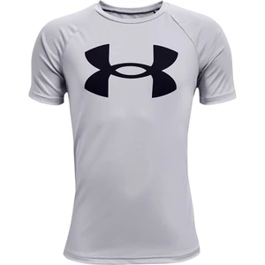 Boys' T-shirt Under Armour Tech Big Logo SS - light grey