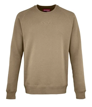 CCM Core Fleece Crew Sand M Men's Sweatshirt