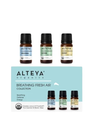 ALTEYA ORGANICS Set esenciálních olejů "čerstvý vzduch" 3 x 5 ml