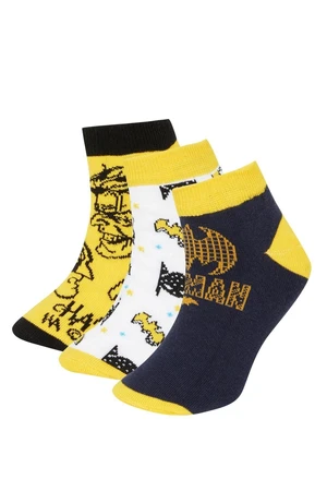 DEFACTO Boys Batman 3-Pack Booties Socks