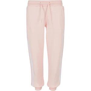 Girls' College Contrast Sweatpants Pink/White/Pink