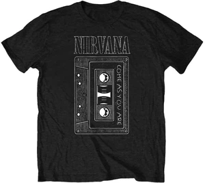 Nirvana Tričko As You Are Tape Unisex Black M