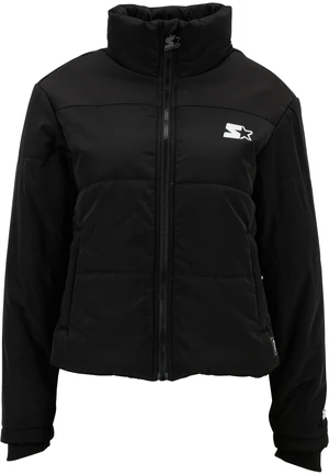 Women's quilted jacket Starter Logo black