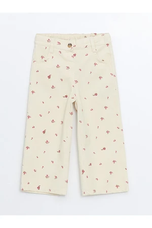 LC Waikiki Lcw Elastic Waist Printed Baby Girl Pants