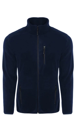 24601 Dewberry 5 Pocket Outdoor Full Zipper Fleece Jacket-NAVY BLUE