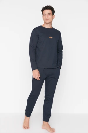 Férfi szett Trendyol TMNAW22PT0754/Navy blue