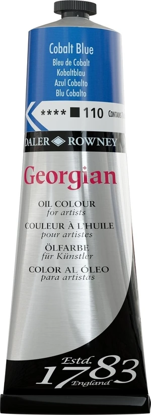 Daler Rowney Georgian Peinture à l'huile Cobalt Blue 225 ml 1 pc