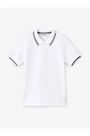 LC Waikiki Polo Neck Basic Short Sleeve Boy's T-Shirt