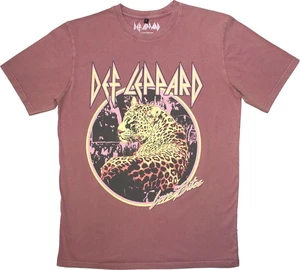 Def Leppard Tričko Love Bites Stone Wash Unisex Kashmir Red M