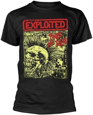 The Exploited Maglietta Punks Not Dead Black L