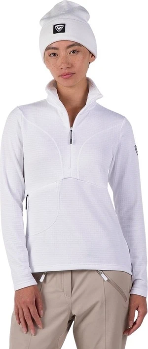 Rossignol Blackside Womens Half Zip Fleece Top White L Hanorac