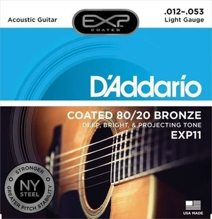 D'Addario EXP11 Struny pro akustickou kytaru