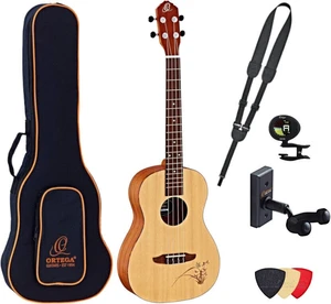 Ortega RU5-BA Deluxe SET Natural Ukelele barítono