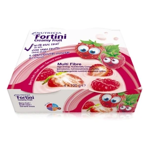 FORTINI Creamy fruit multi fibre červené ovoce 4 x 100 g