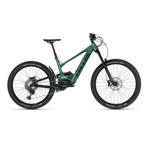 Celoodpružené elektrokolo Kellys Theos R30 P 29"/27,5" 8.0  Magic Green  M (17", 168-180 cm)