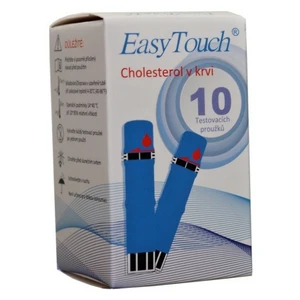 EASYTOUCH Testovací proužky pro měření cholesterolu 10 kusů