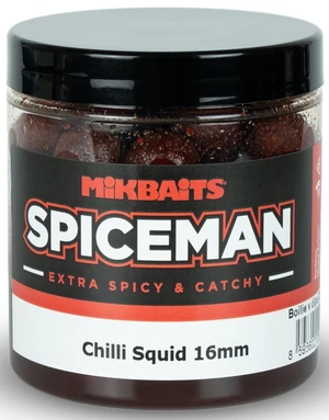 Mikbaits boilie v dipe spiceman chilli squid 250 ml - 16 mm