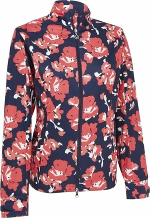 Callaway Women Floral Softshell Peacoat Logo L Pulóver