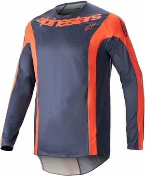 Alpinestars Techstar Arch Jersey Night Navy/Hot Orange M Motocross Trikot