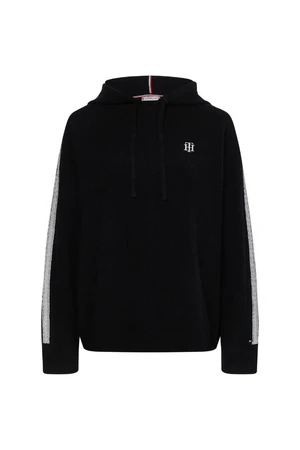 Tommy Hilfiger Sweater - TH FLEX RELAXED HOODIE SWEATER black