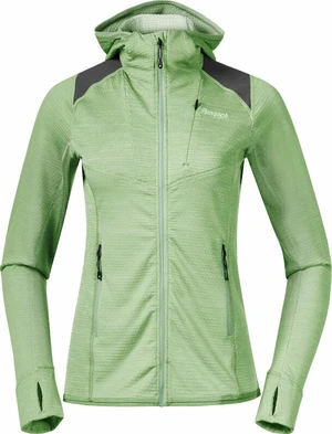 Bergans Rabot Active Mid Hood Women Light Jade Green XS Felpa outdoor