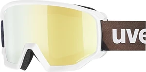 UVEX Athletic CV White Mat/Mirror Gold/Green Gafas de esquí