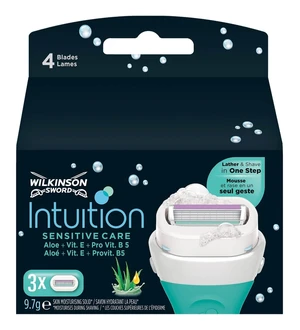 Wilkinson Sword Náhradní hlavice Wilkinson Intuition Naturals Sensitive 3 ks