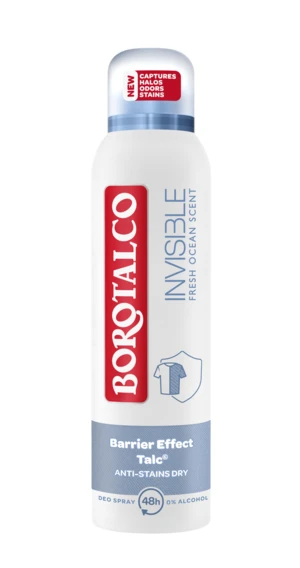 BOROTALCO Invisible Fresh, Antiperspirant deodorant sprej Unisex 150 ml