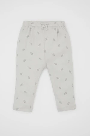 DEFACTO Baby Girl Patterned Waffle Pants