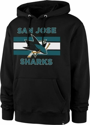 San Jose Sharks NHL Burnside Pullover Hoodie Jet Black S Mikina