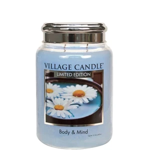 Village Candle Vonná svíčka ve skle Tělo a mysl (Body & Mind Limited Edition) 602 g