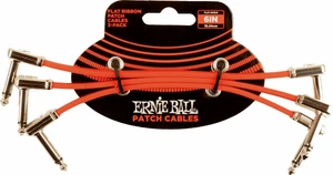 Ernie Ball Flat Ribbon Patch Cable 15 cm Winkelklinke - Winkelklinke Patchkabel