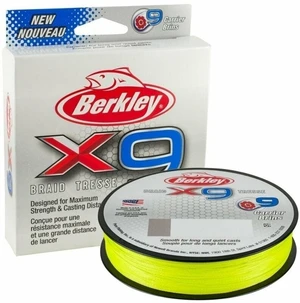 Berkley x9 Braid Flame Green 0,10 mm 150 m 9,0 kg Linie împletită