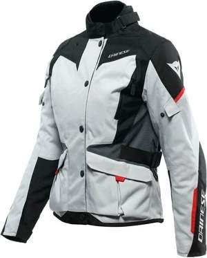 Dainese Tempest 3 D-Dry® Lady Glacier Gray/Black/Lava Red 42 Textiljacke