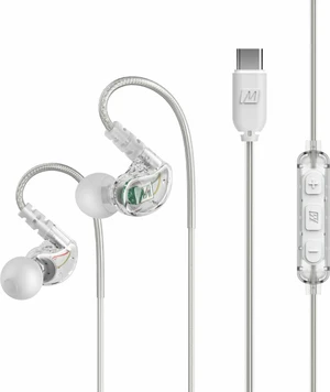 MEE audio M6 Sport USB-C Clear Ohrbügel-Kopfhörer