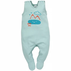 Pinokio Kids's Orange Flip Sleepsuit