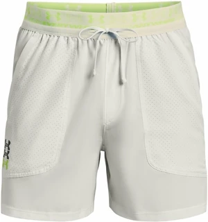 Under Armour Men's UA Run Anywhere Gray Mist/Lime Surge/Reflective 2XL Pantaloni scurți de alergare