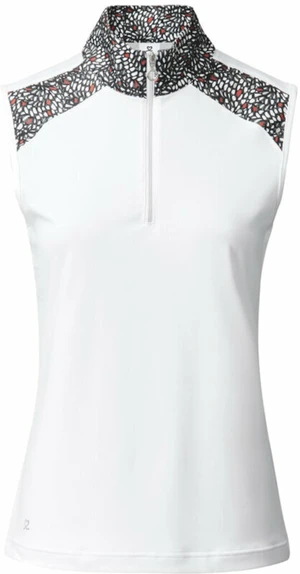 Daily Sports Imola Sleeveless Half Neck White L Tricou polo