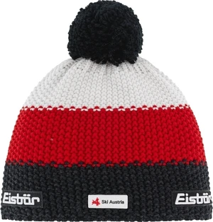 Eisbär Star Pompon SKA Beanie Flecked Black/Red/White UNI Bonnet