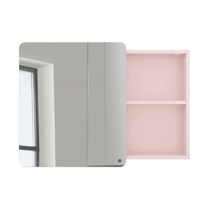 Różowa wisząca/z lustrem szafka łazienkowa 80x58 cm Color Bath – Tom Tailor