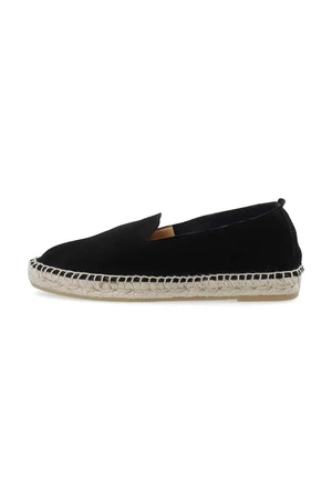 Semišové espadrilky Bianco BIAMAYA černá barva, 11250398