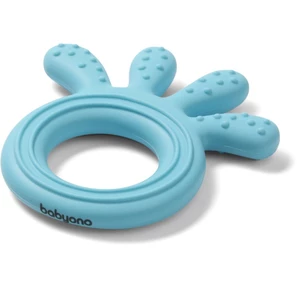 BabyOno Be Active Silicone Teether Octopus hryzadielko Blue 1 ks