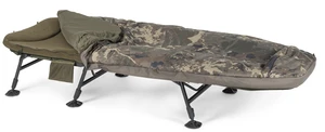 Nash lehátko so spacákom indulgence hd40 sleep system 6 legs camo