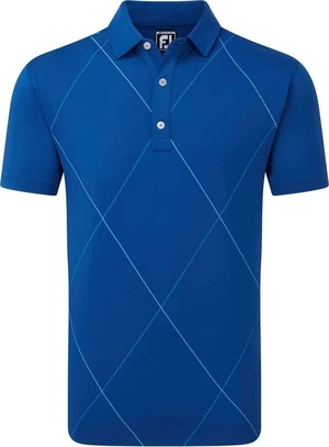 Footjoy Raker Print Lisle Deep Blue L Polo-Shirt