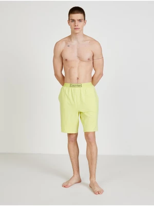 Žlté pánske šortky Calvin Klein Underwear