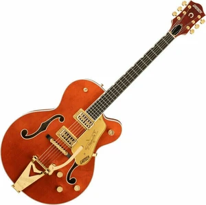 Gretsch G6120TG Players Edition Nashville Orange Satin Chitară semi-acustică