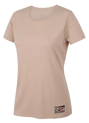 Husky Tee Base L XL, beige Dámské bavlněné triko