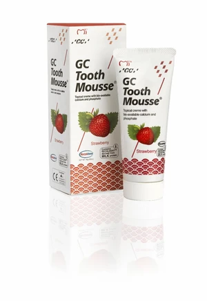 GC Tooth Mousse jahoda dentální krém 35 ml