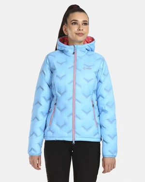 Women's down jacket Kilpi ALBERTA-W Blue